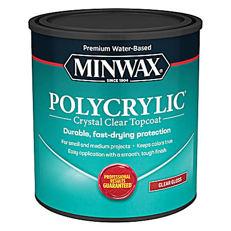 Water-Based Polycrylic - 1 Qt.