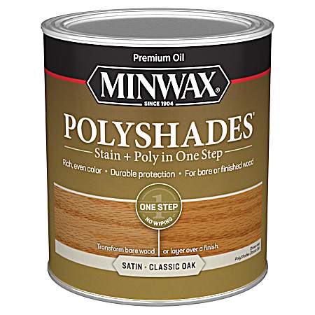 Classic Oak Gloss PolyShades Stain & Polyurethane in 1 Step