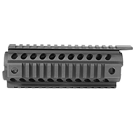 Black TEKKO Metal AR15 Carbine 7 in Drop In Integrated Rail System