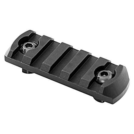 Black TEKKO 5 Slot MLOK Picatinny Rail