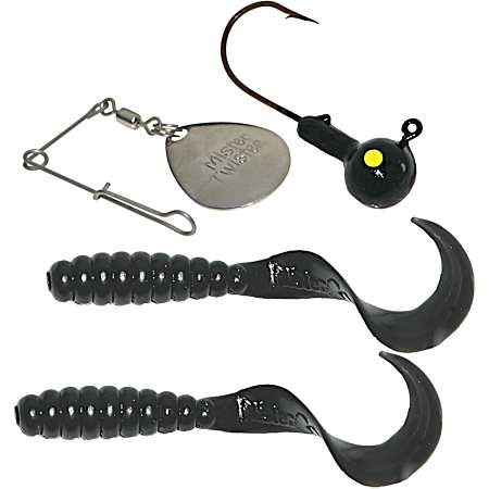Meeny Grub Spin Combo - Black