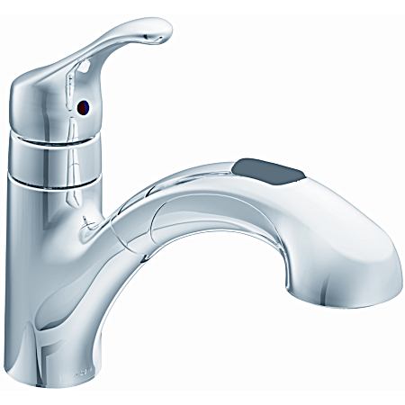 Renzo Chrome Pullout Kitchen Faucet