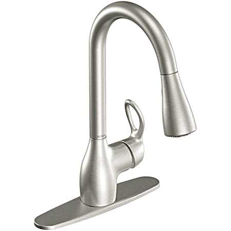 Kloe Stainless Steel Pull-Down Kitchen Faucet