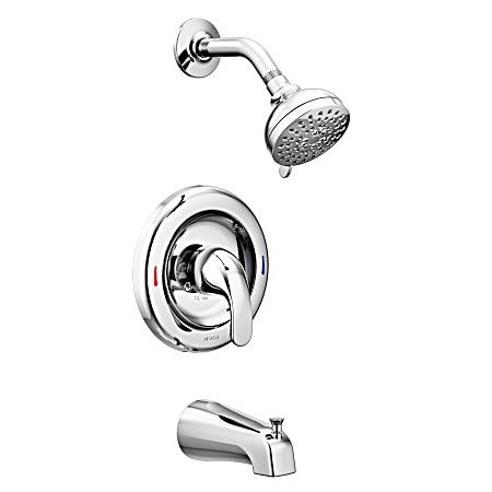 Adler Posi-Temp Shower Trim Pack w/Multi-Function Shower Head and Tub Spout