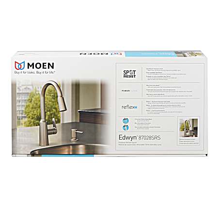 Edwyn Spot Resist Stainless Single-Handle Pull-Down Kitchen Faucet