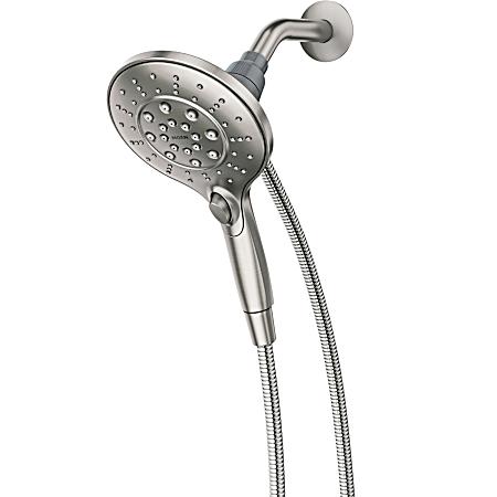 Engage 5.5 in Spot Resist Brushed Nickel 6-Function Eco-Performance Magnetix Handshower