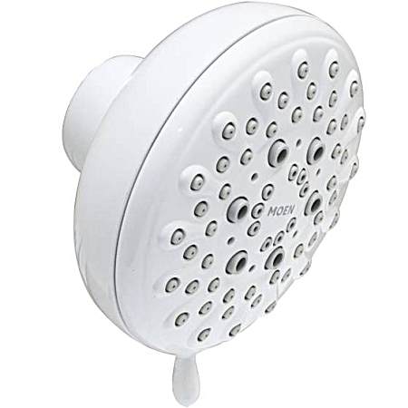 Banbury 5 in White Five-Function Wallmount Combination Spray Shower Head