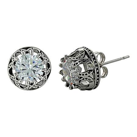 Lucky Water Horseshoe Post Earrings