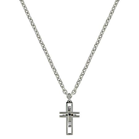 Modern Art Cross Necklace