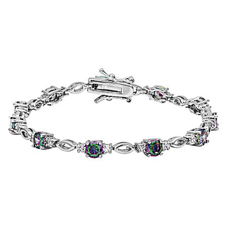 Northern Lights Skip Stone Bracelet
