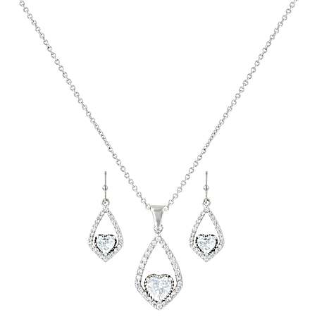Hearts on a Swing Jewelry Set