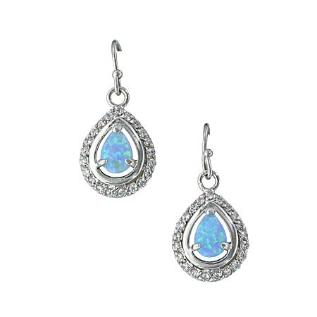 River Lights on Ice Teardrop Earrings