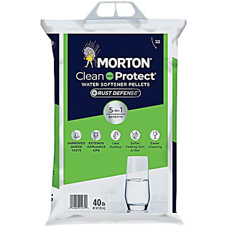 40 lbs Clean & Protect Rust Defense Water Softener Salt Pellets