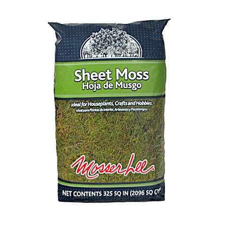 325 sq in Green Sheet Moss