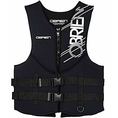 Men's Traditional Black Life Vest