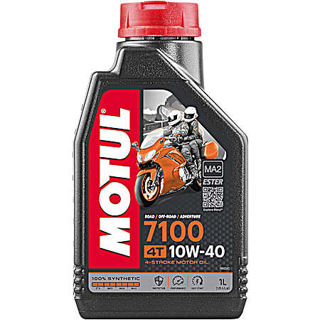 7100 4T 10W-40 Synthetic 4-Stroke Motor Oil - 1 Liter