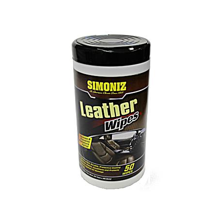 Leather Wipes - 50 ct