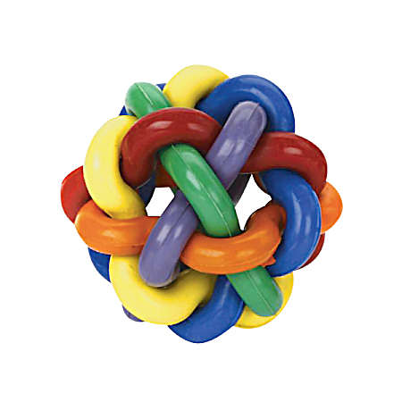 Nobbly Wobbly 4 in Dog Chew Toy - Assorted
