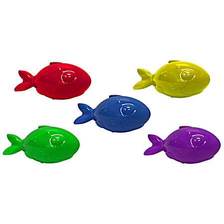Lobberz Fish 7 in Rubber Dog Toy - Assorted