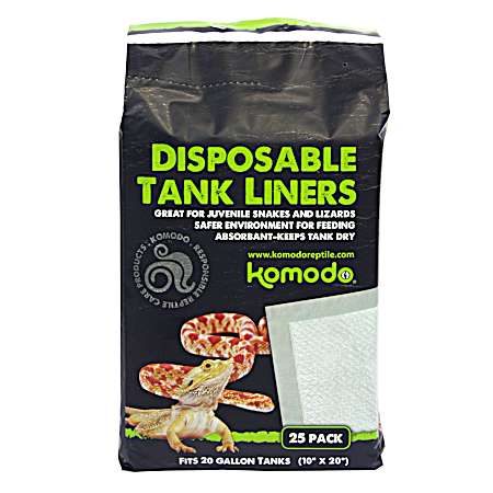 20 in x 10 in x 10 in Repti-Pads Tank Liners - 25 Pk