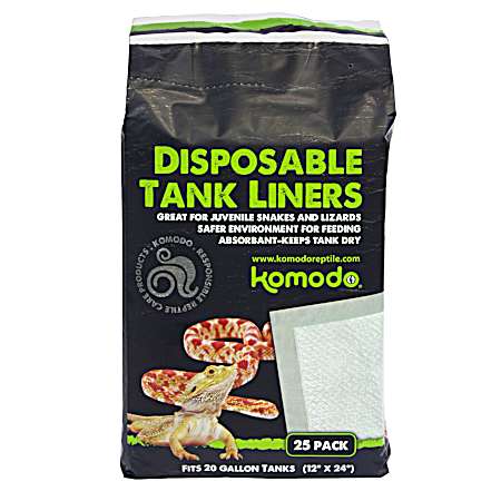 24 in x 12 in x 20 in Repti-Pads Tank Liners - 25 Pk