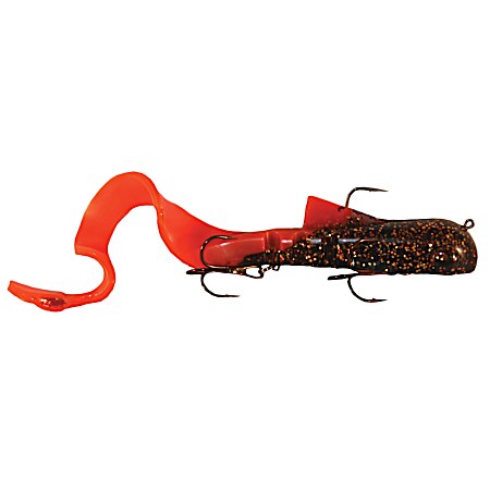 Bull Dawg Glitter Oil/Orange Musky Bait