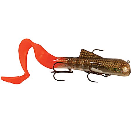 Bull Dawg 9 in Gold/Orange Walleye Lure