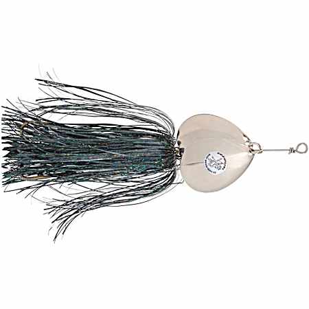 Double Showgirl 7.5 in Black Nickel Musky Spinner Lure