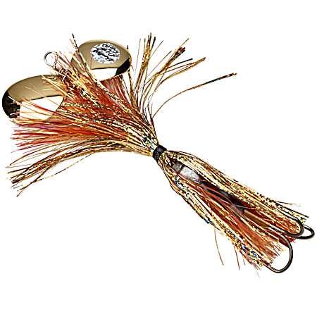 Baby Girl 7 in Gold-Orange-Gold Musky Spinner Lure