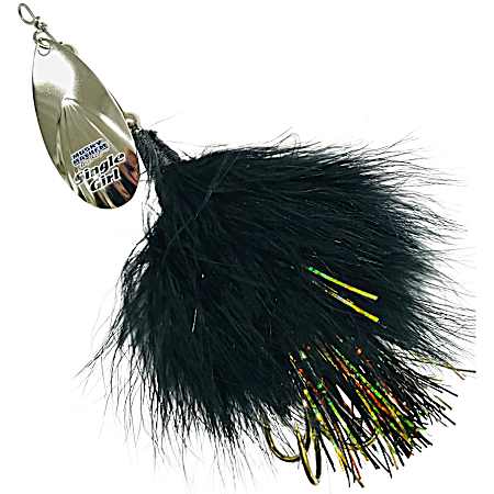 Black Nickel Single Girl Musky Bait