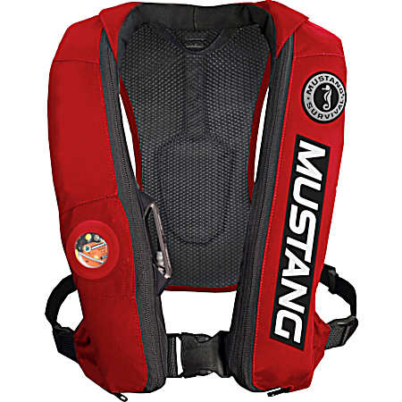 Unisex Adult Elite Bass Competition Red Auto Hydrostatic Life Vest
