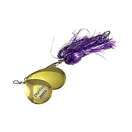 Purple Brass 7/9 Trigger Musky Bait