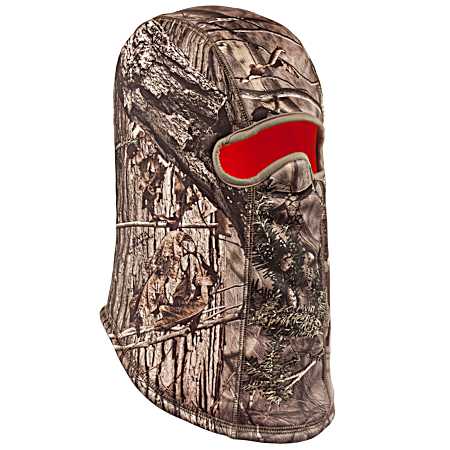 Men's Performance Reversible Camo/Orange Fleece Balaclava