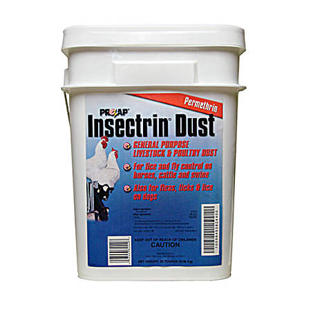 20 lbs Insectrin Dust Permethrin for Livestock & Poultry
