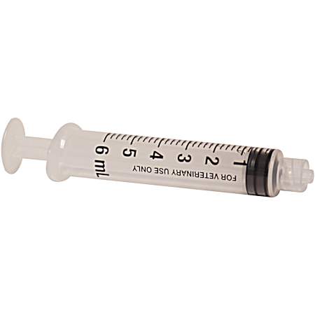 6cc Syringe Luer Lock SP - 6 Pk