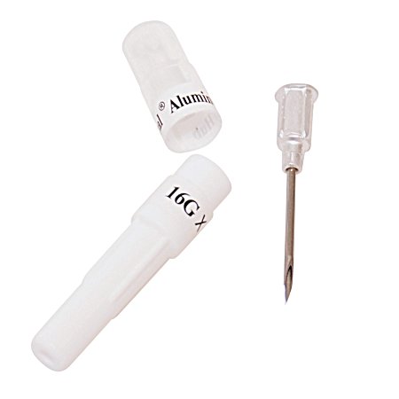 White Aluminum Hub Needle Hard Packed