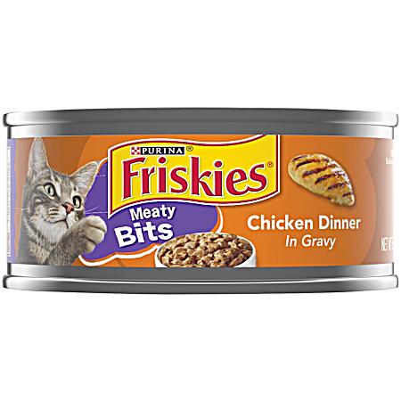 Friskies Adult Meaty Bits Chicken Dinner in Gravy Wet Cat Food