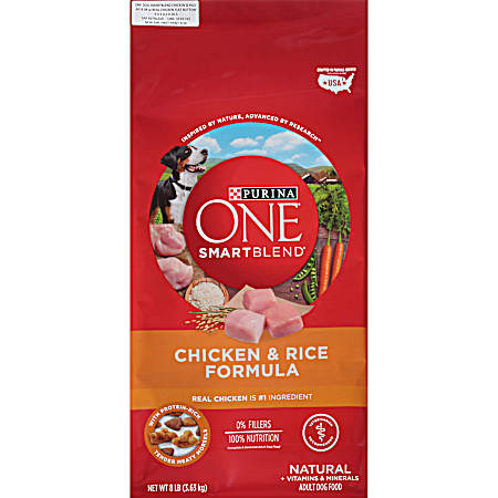 ONE SmartBlend Adult Chicken & Rice Formula Dry Dog Food