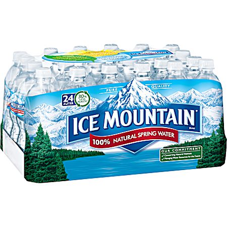 16.9 oz 100% Natural Spring Water - 24 Pk