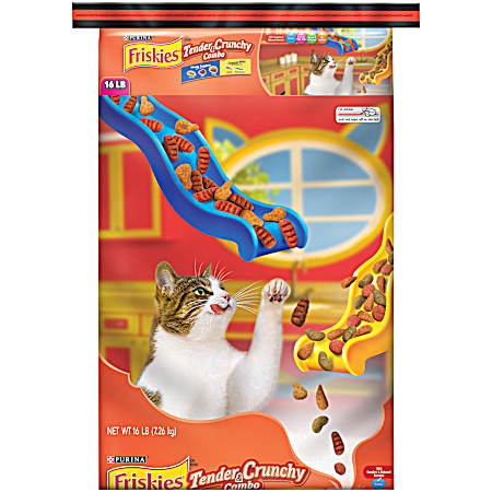 Friskies Adult Tender & Crunchy Combo Dry Cat Food