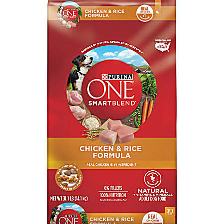 ONE SmartBlend Adult Chicken & Rice Formula Dry Dog Food
