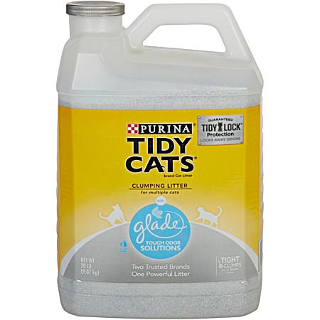 Tidy Cats Glade Tough Odor Solutions Clumping Litter, 20 lb