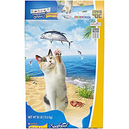 Friskies All Life Stages Seafood Sensations Dry Cat Food