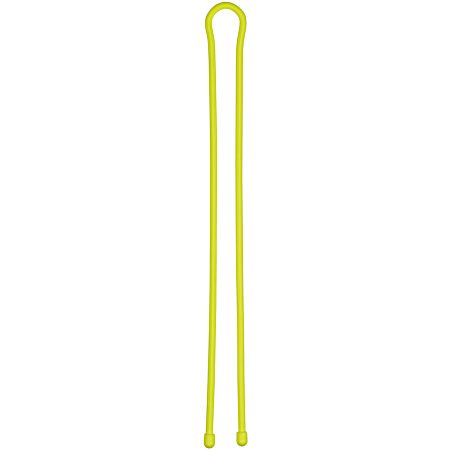 Gear Tie Neon Yellow Reusable Rubber Twist Tie - 2 Pk