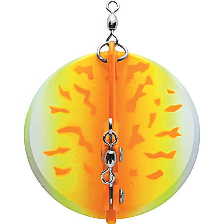 Dipsy Diver - UV Orange Fire/Chrome Bottom