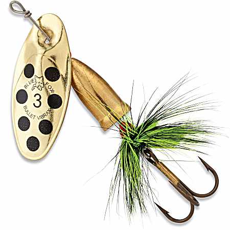 Vibrax Bullet Fly - Gold/Black/Fl. Yellow