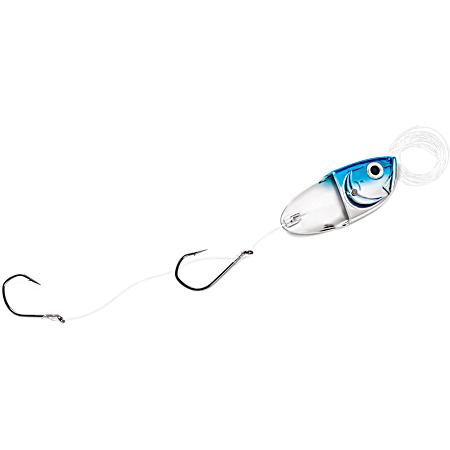 Chrome Blue Cut Bait Head w/Rigging