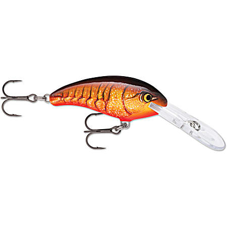 Dark Brown Crawdad Shad Dancer Crankbait