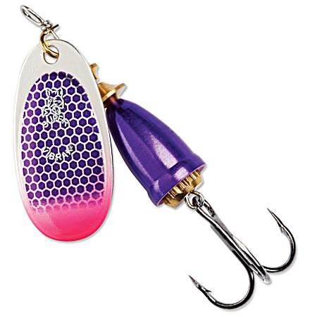 Purple Scale Pink Tip UV Classic Vibrax Spinner