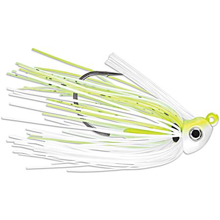 Chartreuse White Shad Heavy Duty Swim Jig